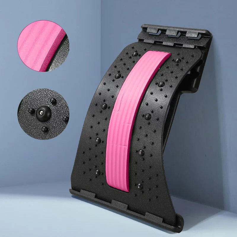 Back Lumbar Stretching Traction Massager Acupuncture Massage Pad Spine Corrector Cushion Neck Massager Beauty Health