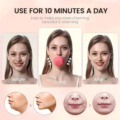 1-5pcs Silicone Face Lifting Massager V-Line Muscle Trainer Double Chin Reducer Facial Yoga Tool Alcohol-Free Smiling Exerciser