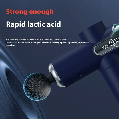 New Model Fascia Gun Mini Professional Grade Home Muscle Relaxation Massager Electric Multi-Head Intelligent Fascia Gun