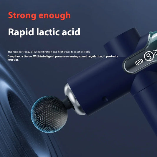 New Model Fascia Gun Mini Professional Grade Home Muscle Relaxation Massager Electric Multi-Head Intelligent Fascia Gun
