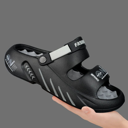 Summer New Men's Massage Slippers Outdoor Sandals Beach Comfortable Soft Slides Indoor Casual Shoes Men Sandals Big Size 47 48
