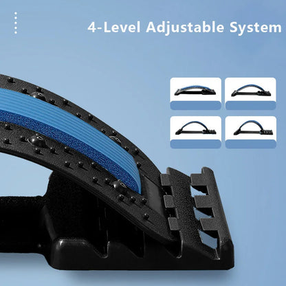 Back Lumbar Stretching Traction Massager Acupuncture Massage Pad Spine Corrector Cushion Neck Massager Beauty Health