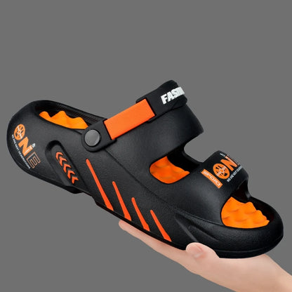 Summer New Men's Massage Slippers Outdoor Sandals Beach Comfortable Soft Slides Indoor Casual Shoes Men Sandals Big Size 47 48