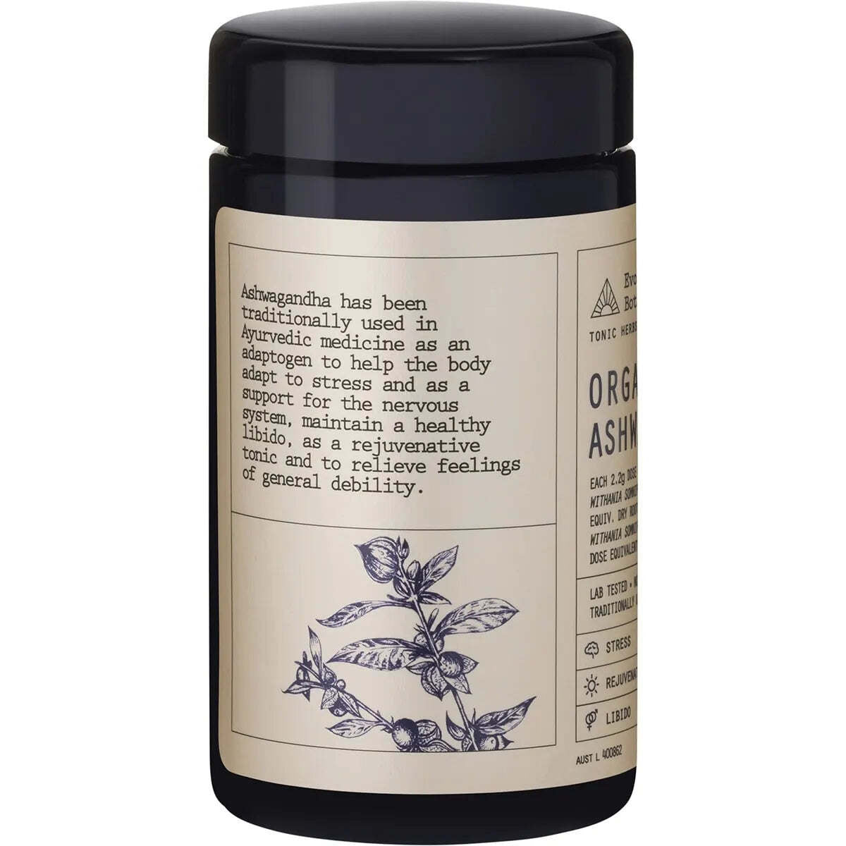 EVOLUTION BOTANICALS Ashwagandha Tonic Herbs 100G