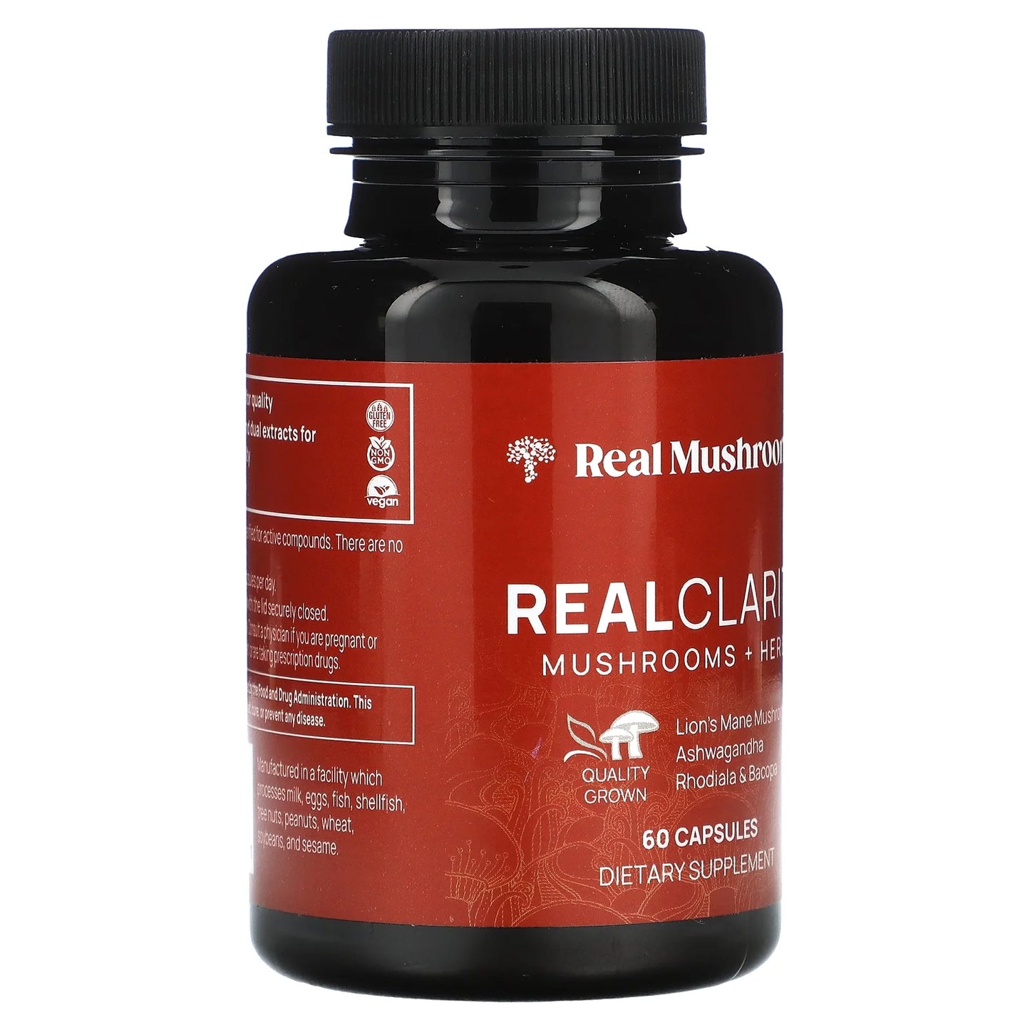 Realclarity, Mushrooms + Herbs, 60 Capsules
