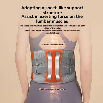 Wireless Heating Vibration Massage Belt Steel Plate Support Lumbar