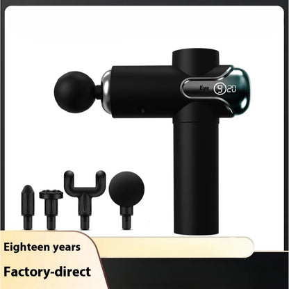New Model Fascia Gun Mini Professional Grade Home Muscle Relaxation Massager Electric Multi-Head Intelligent Fascia Gun