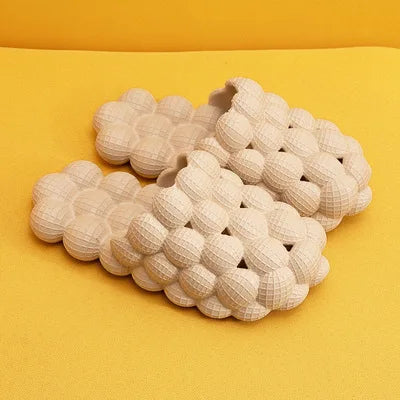 Women's Sandals Summer 2025 Trend Bubble Shoes Slippers Massage Personalized Anti-slip Feeling Stuttering Couple Female Woman