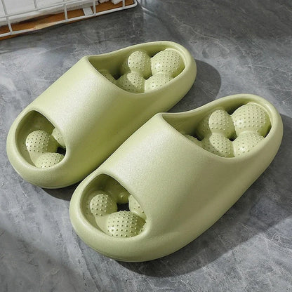 Woman Summer Massage Slipper Cloud Eva Female Male Sandals Leaking Men Flip Flops Beach Slides Home Casual House Shoes Flat