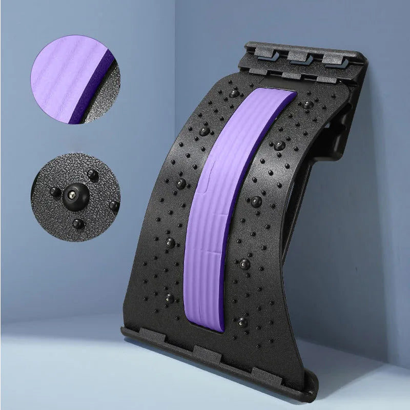 Back Lumbar Stretching Traction Massager Acupuncture Massage Pad Spine Corrector Cushion Neck Massager Beauty Health