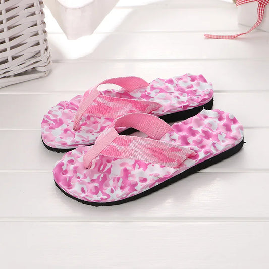 Summer Slippers Women Casual Massage Durable Flip Flops Beach Sandals Unisex Flat Shoes Lady Room Slippers Footwear 2024
