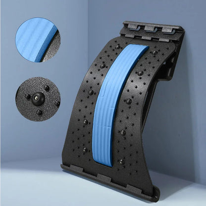 Back Lumbar Stretching Traction Massager Acupuncture Massage Pad Spine Corrector Cushion Neck Massager Beauty Health