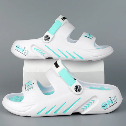 Summer New Men's Massage Slippers Outdoor Sandals Beach Comfortable Soft Slides Indoor Casual Shoes Men Sandals Big Size 47 48
